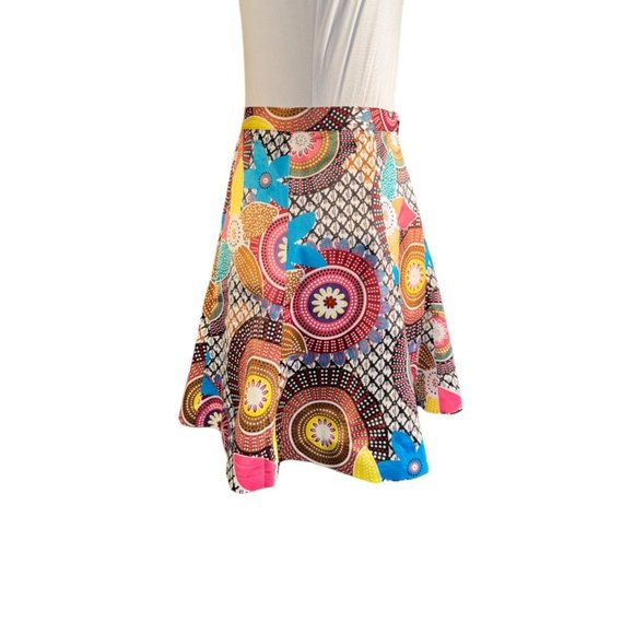 JNTWorld Sundance Retro Floral Design Skirt Women Size Large - Picture 4 of 9